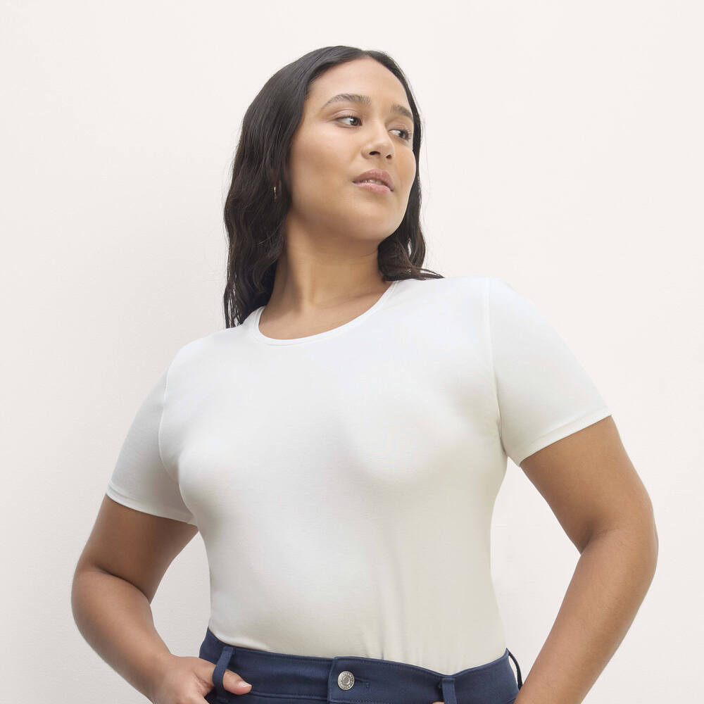 Everlane Women's Form T-Shirt in White, Size Small